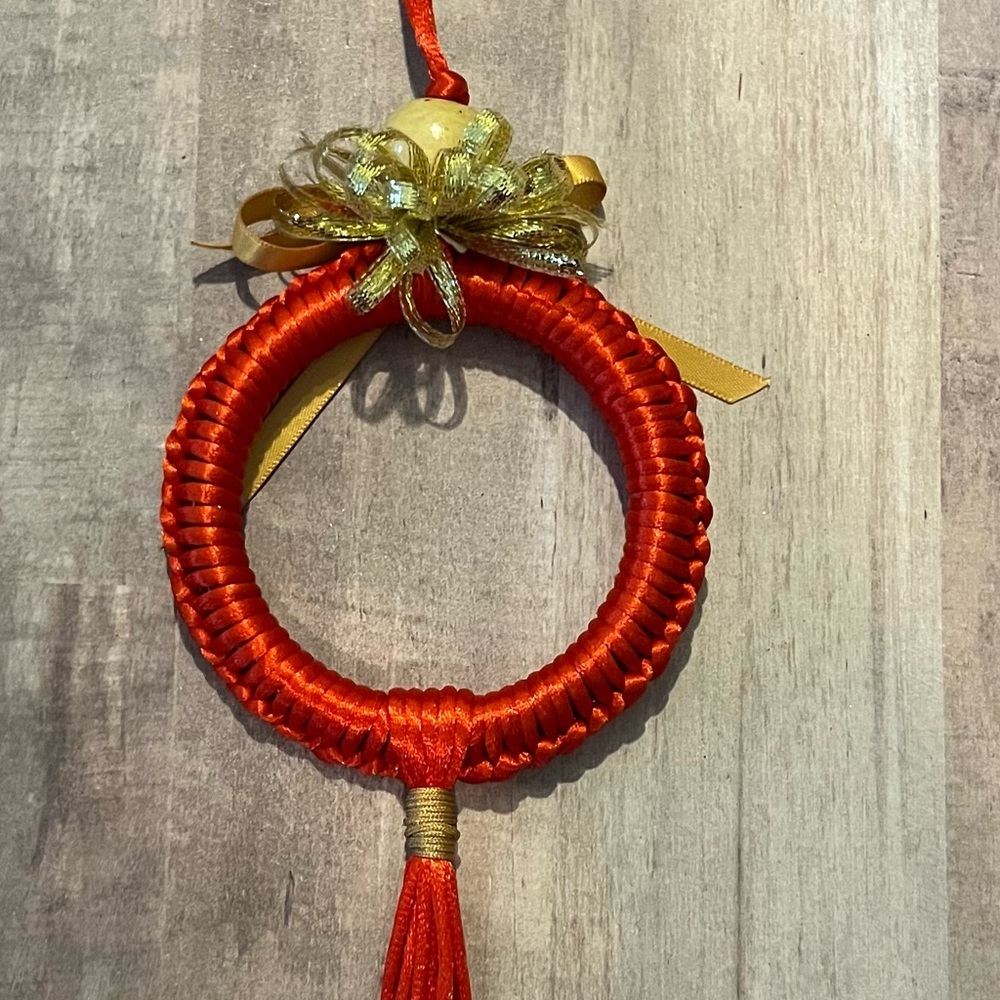 HANDMADE MACRAME CHRISTMAS ORNAMENT